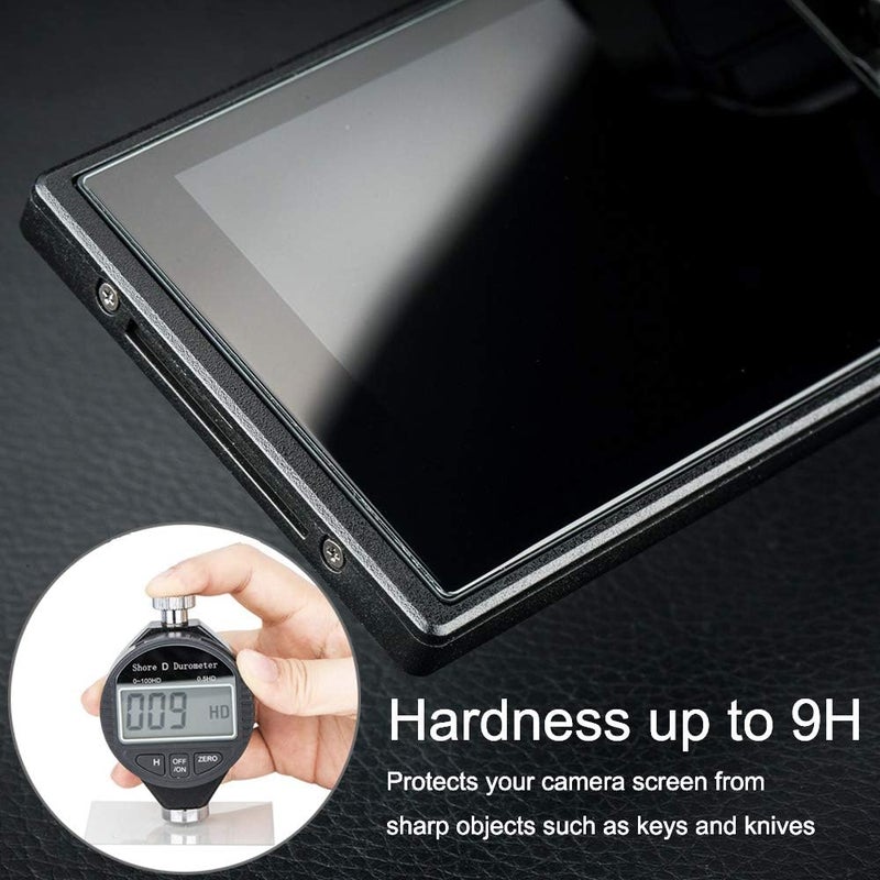 JJC (2 Pack) Kodak PIXPRO WPZ2 or Ricoh Penta. WG-1000 WG1000 Screen Protector, 9H Ultra Clear Tempered Glass Protector LCD Display Film, Anti-Fingerprint Anti-Scratch Water-resistant - Image 3